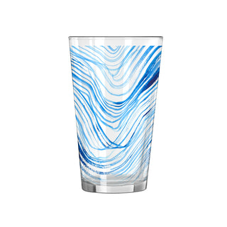 Blue Lines Pint Glass