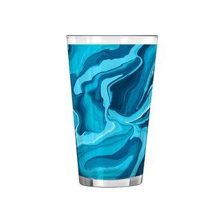 Blue Marble Pint Glass