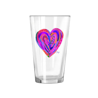 Purple Heart Pint Glass