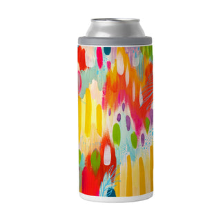 Bright Brushstrokes Slim Can Coolie