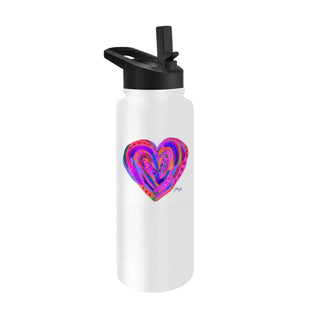 Purple Heart 34oz Quencher Bottle