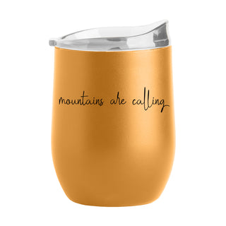 Mountains Are Calling Wine Tumbler