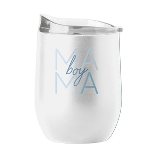 Boy Mama Wine Tumbler