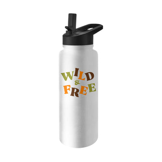 Wild and Free 34oz Quencher Bottle