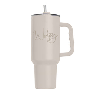 Script Wifey 40oz Tumbler