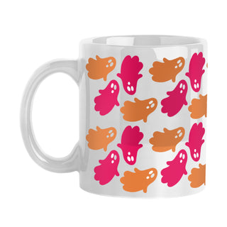 Orange and Pink Ghosts Mug