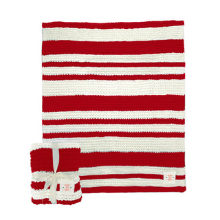 Merry and Bright Cable Knit Throw