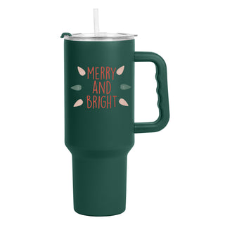 Merry and Bright 40oz Travel Tumbler