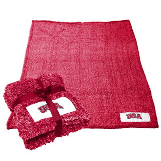 USA Color Frosty Fleece - Red