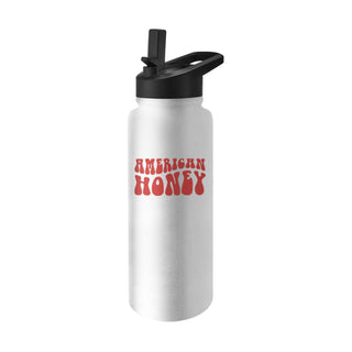 American Honey 34oz Quencher Bottle - White