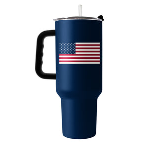 American Flag 40oz Tumbler - Navy